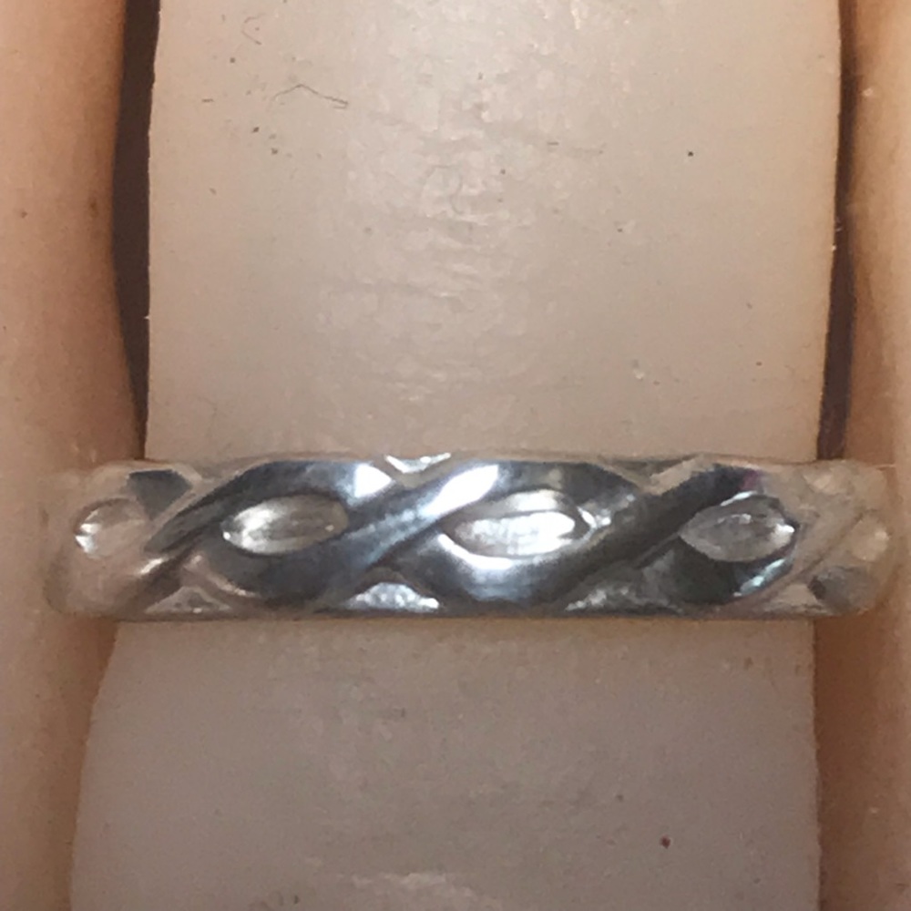 Toe Ring- Infinity Sterling Silver Adjustable Toe… - image 2